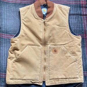 Men’s Carhartt Duck Vest/Arctic quilt lined
